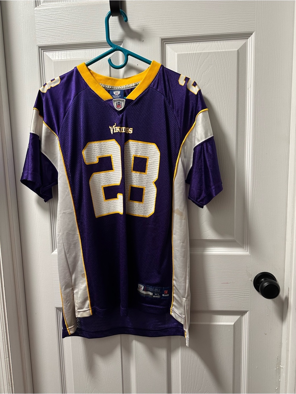 Reebok Minnesota Vikings #28 Purple Football Jersey | Adrian Peterson